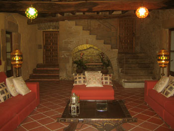 El Turo, one of many living rooms, this one of Moorish inspiration