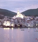 Cadaques village at dusk