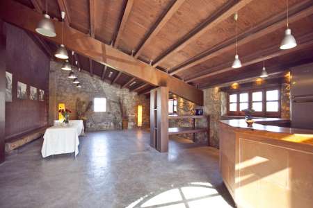 Can Cabanas, the huge converted barn with bar and room for all types of events...