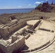 Tarragona's Roman coliseum.  Lions, lions don't be slow, eat those Christians - go cat go!