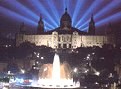 The Magic Fountain with Montjuic's Palau Nacional in background, which houses the world's most important collection of Romanesque frescos...